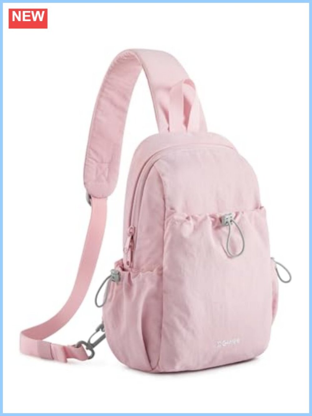 G4Free Nylon Sling Bag Crossbody Shoulder Backpack Lightweight Chest Bag
